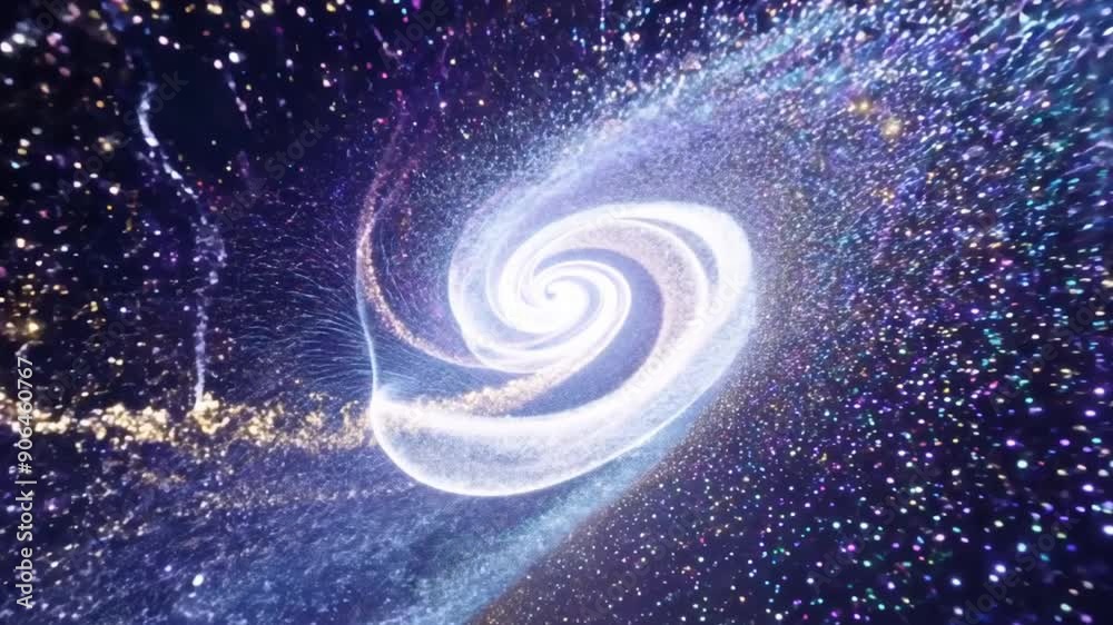 Aufkleber dust particles dancing in a beam of sunlight, creating a magical and mystical atmosphere.