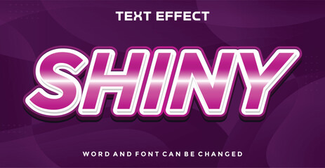 Shiny editable text effect