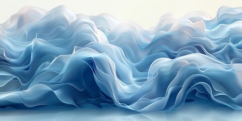 Obraz premium Explore a tranquil light pale vector background, where abstract white and grey designs elegantly blend with delicate azure tones, forming a harmonious and visually enchanting digital canvas.