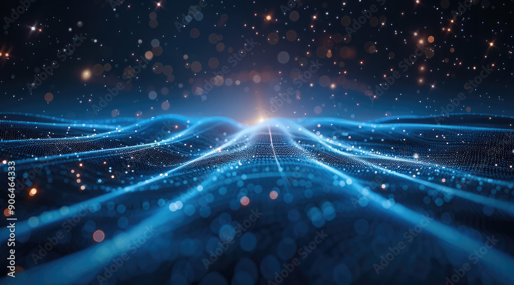 Aufkleber dark background technology, the bottom of the screen to feed the scientific and technological ring b