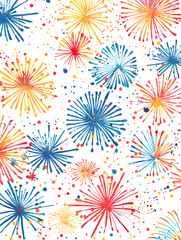 New Year and Christmas card, graphic advertising backgrounds in a doodle 2D illustrator style.