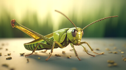 Grasshopper 3d cartoon style