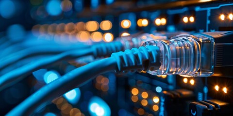 Building a Robust and Scalable Network Infrastructure with an Array of Ethernet Ports Symbolizing Comprehensive Connectivity for Organizational Growth