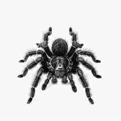 Tarantula Scandinavian Minimalism animal fashion cartoon isolated whitebackground 16:9