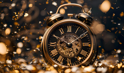 New Year and Christmas graphic advertising background