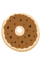 sweet dessert cakes, pastry, bread illustration - patisserie