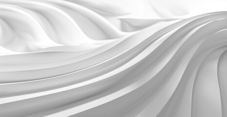 Obraz premium Abstract White Swirling Background