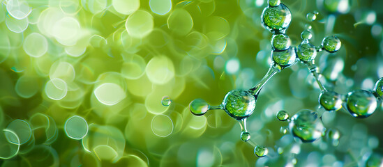 Aspirin Molecule in a Calming Pastel Green Background for Pain Relief Concepts Design