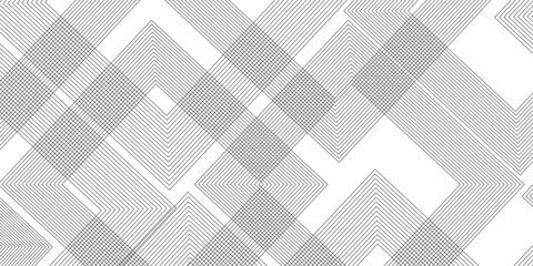 Abstract background with black lines and white background design Geometric design with dynamic on white background in concept, wave. rectangle and triangle lines and shapes design	