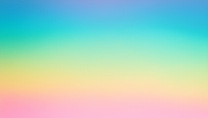 Obraz premium Vibrant abstract gradient background featuring a smooth transition of pastel colors from blue to pink.