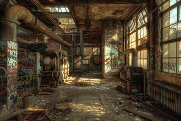 Obraz premium Industrial Decay