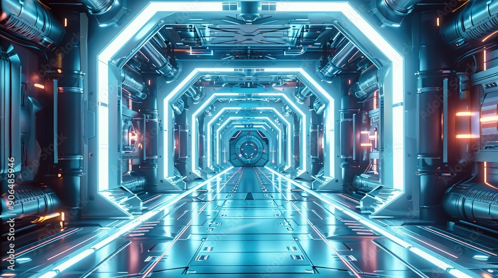 Aufkleber a gateway to the cyber world. generative ai.