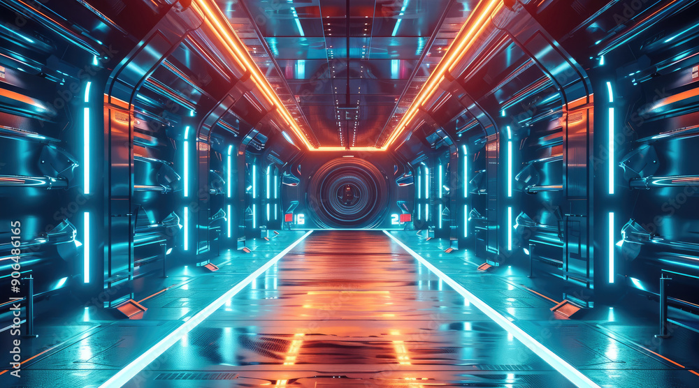 Aufkleber a gateway to the cyber world. generative ai.