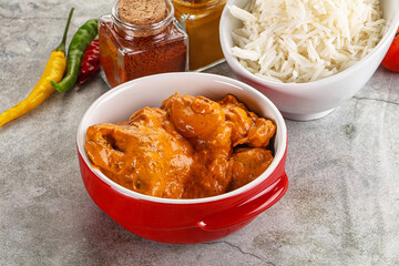Indian cuisine - chicken butter masala