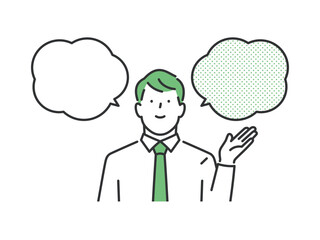 考えるビジネスマン