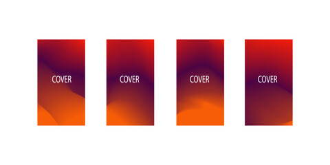 collection of abstract backgrounds with beautiful gradient colors colorful background for poster flyer banner backdrop.vertical banner.cool fluid background vector illustration