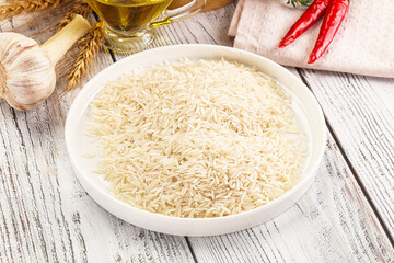 Indian cuisine - raw basmati rice
