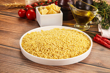 Italian cuisine - dry stelline pasta