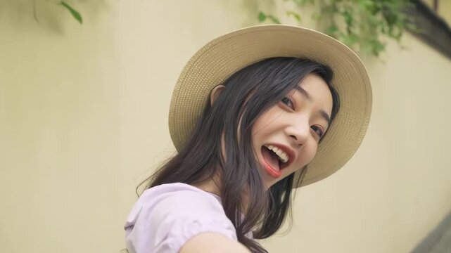 Beauty girl photographer camera dslr takes photo person portrait photographing girl joy make photography taking in traveling, humanistic artistic conception
