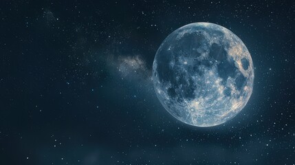 Obraz premium A Bright Full Moon