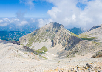 National park of Majella, Italy - Mountain summits in the Majella range, central Italy, Abruzzo...