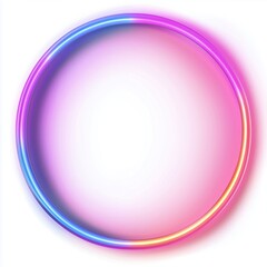 Obraz premium Colorful Glowing Circular Design with Gradient Effects