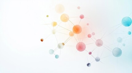 Generate a holo abstract 3D representation of social media connections and networks