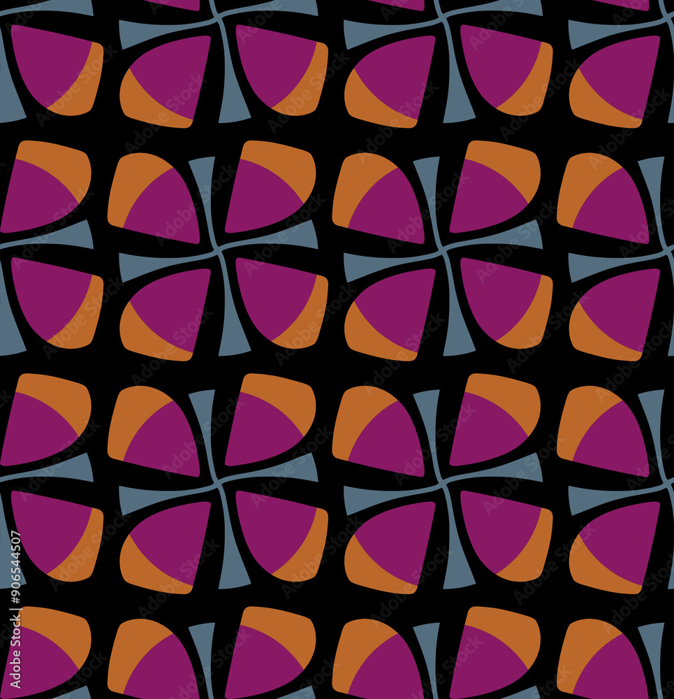 Poster seamless geometric pattern, minimalistic artwork with simple shape and figure.