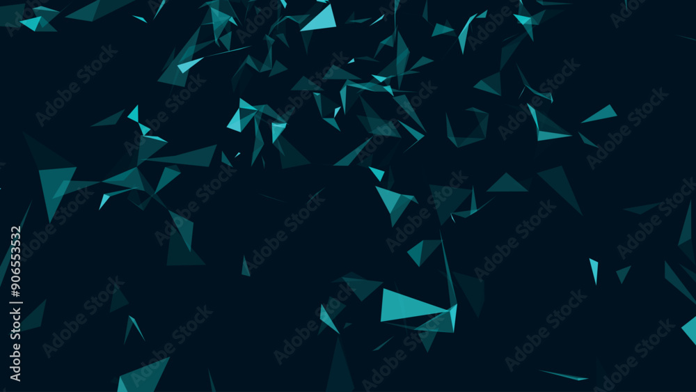 Poster abstract background with connecting dots and lines. network connection structure. data technology an