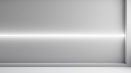 Modern minimalist interior with plants.

