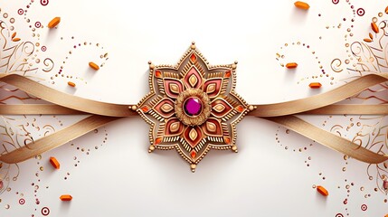 Celebrate Raksha Bandhan with a beautifully designed festive poster