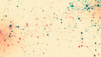 Pastel Stationery with Vintage Neural Network