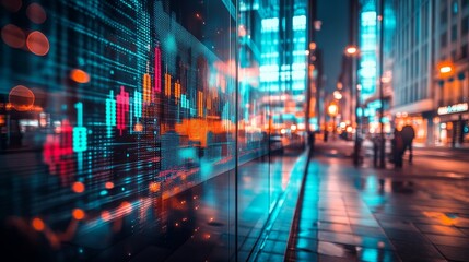 Obraz premium A showcase of innovations in digital banking and fintech in financial services