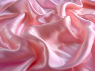 Obraz premium Soft, Shiny Pink Velvet Fabric