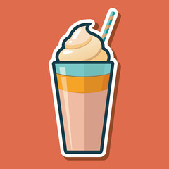 ice cream vector art illustration