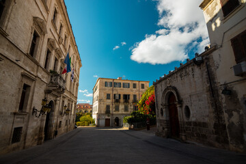 The old city of Sassari, Sardinia, Italy