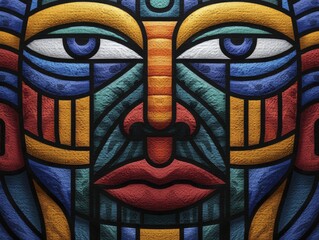 Design abstract faces that highlight distinctive artistic styles, vibrant hues, and creative emotions.