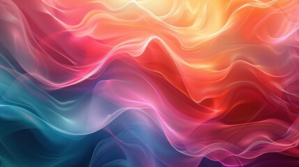 Fototapeta premium Abstract Colorful Wavy Pattern