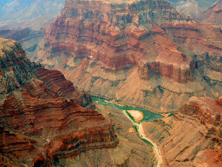 Aerial View Grand Canyon Arizona