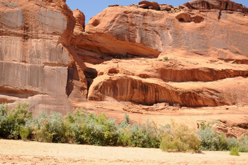 Surrounding Hills, Cliffs, and Valley Canyon De Chelly Arizona