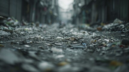 Highlight the difficulties posed by urban dump sites, illustrating the magnitude of waste, its effects on city life, and the urgent need for proactive environmental measures.