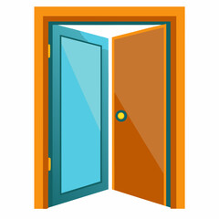Door   Silhouette Vector Illustration
