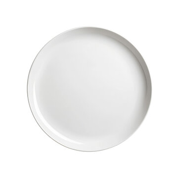 A white plate with no food on it