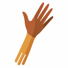 Human Hands  Silhouette Vector Illustration
