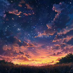 Fototapeta premium nature in the sky