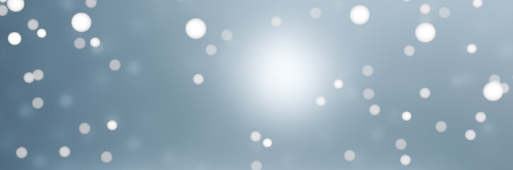 Snowflakes gently falling in a winter scene, evoking a festive holiday atmosphere. Blurred background 3d rendering