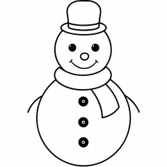 Christmas Snowmen Element Vector