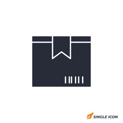 Package icon vector illustration. Package symbol isolated on white background