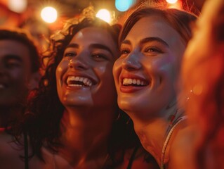 Women socializing at a gathering, perfect for use in event or lifestyle photography