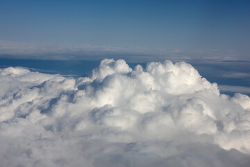 Sky with cumulus clouds